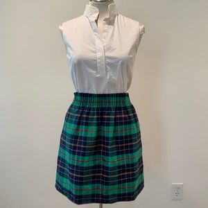 J. Crew Factory Tartan Plaid Sidewalk Skirt